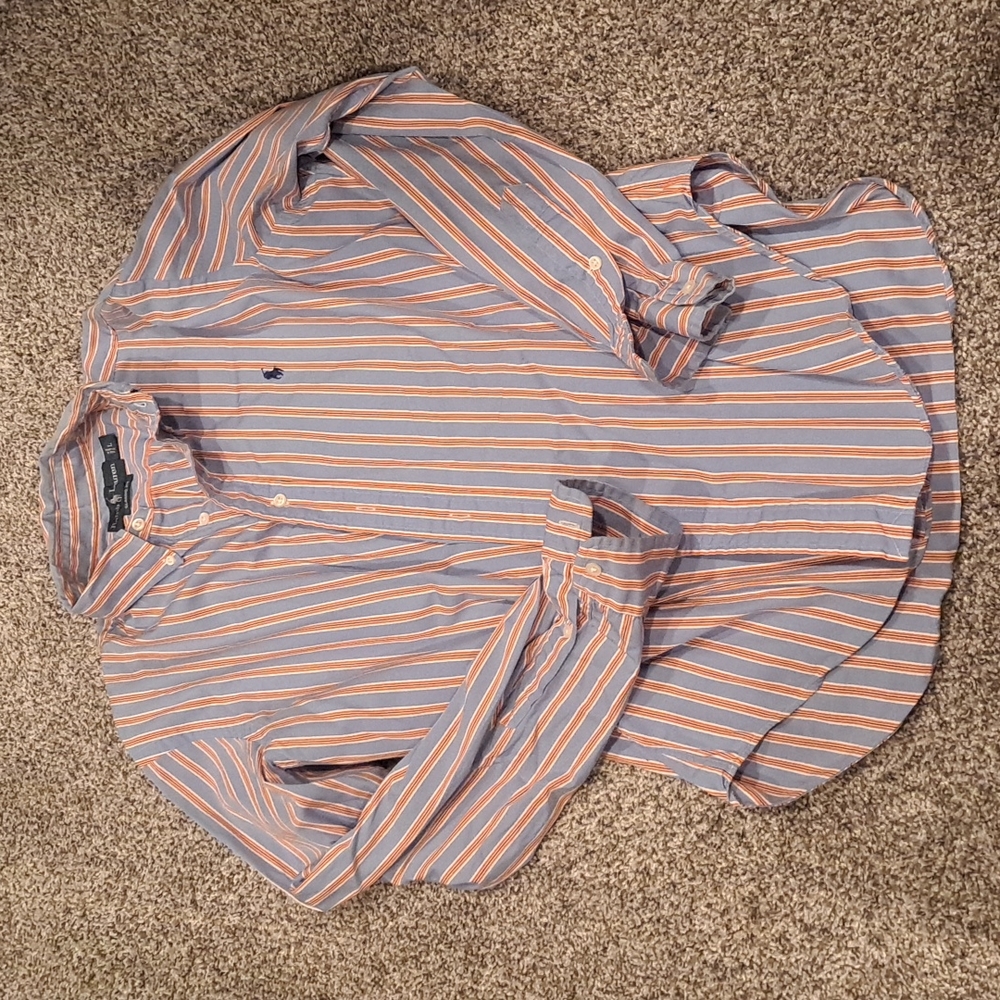 Ralph Lauren Classic Fit Striped Button Down Large